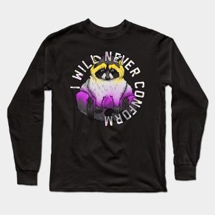 I will never conform enby Long Sleeve T-Shirt